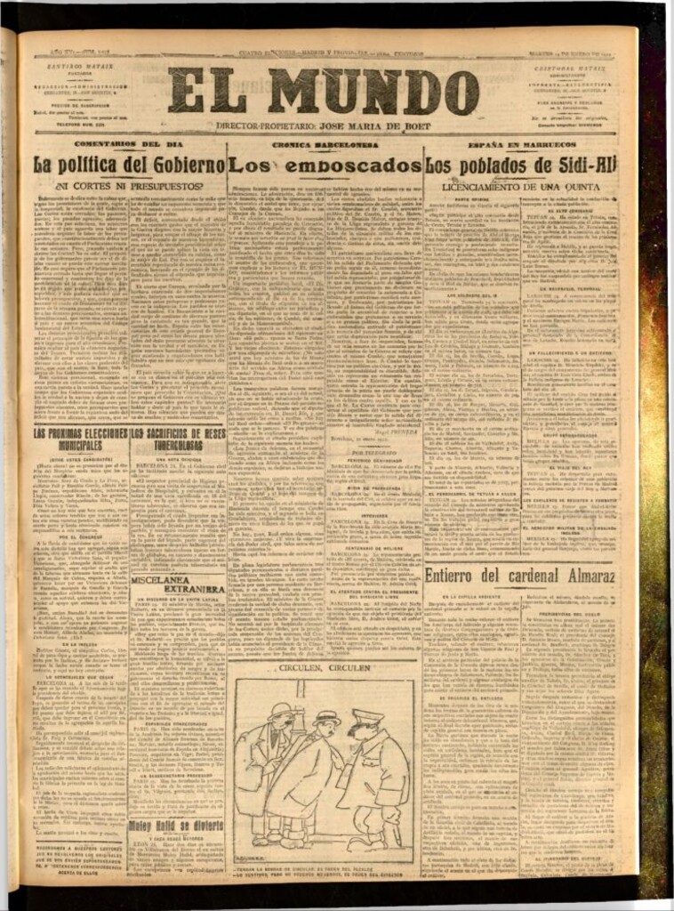 Miniatura de El Mundo del 24 de enero de 1922