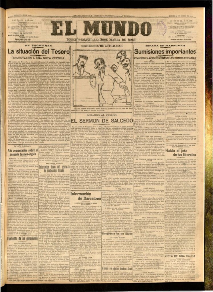 Miniatura de El Mundo del 26 de enero de 1922