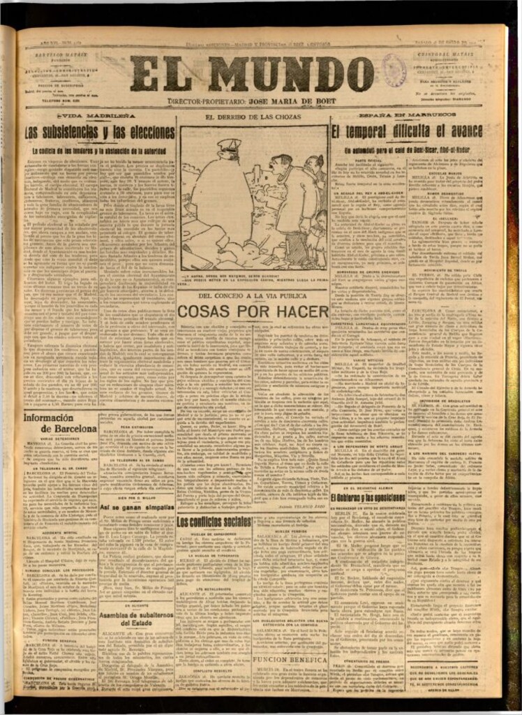 Miniatura de El Mundo del 28 de enero de 1922