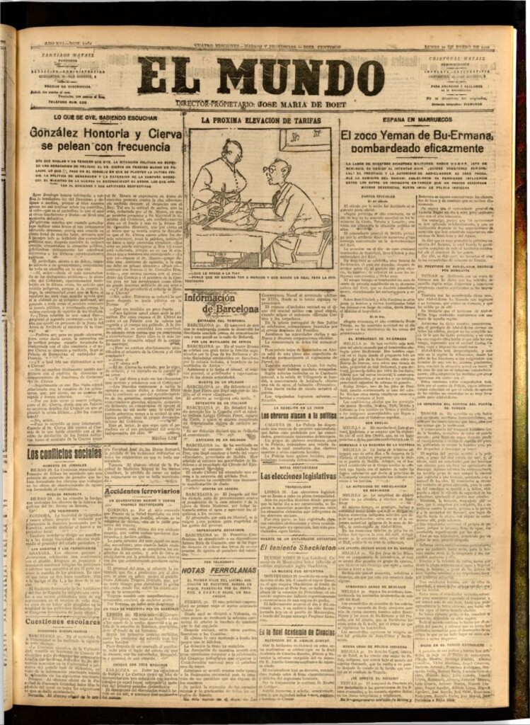 Miniatura de El Mundo del 30 de enero de 1922