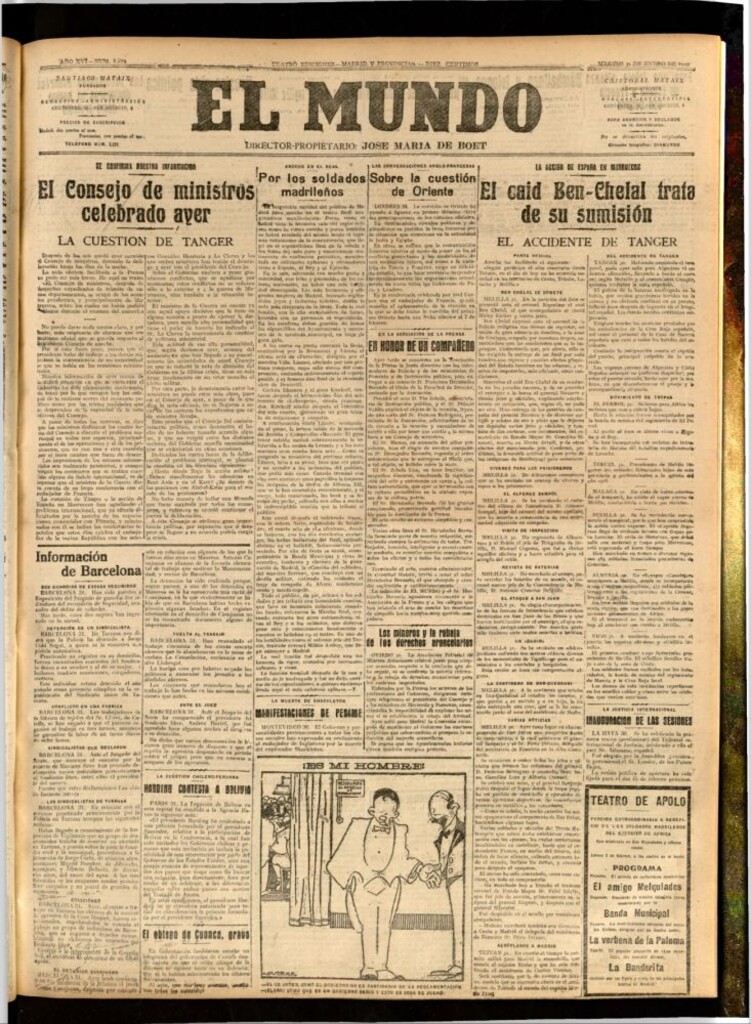 Miniatura de El Mundo del 31 de enero de 1922