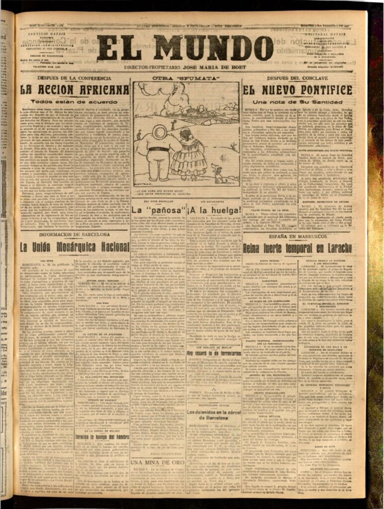 Miniatura de El Mundo del 7 de febrero de 1922