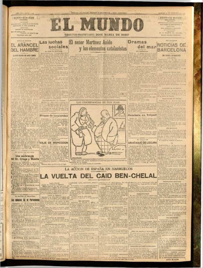 Miniatura de El Mundo del 14 de febrero de 1922