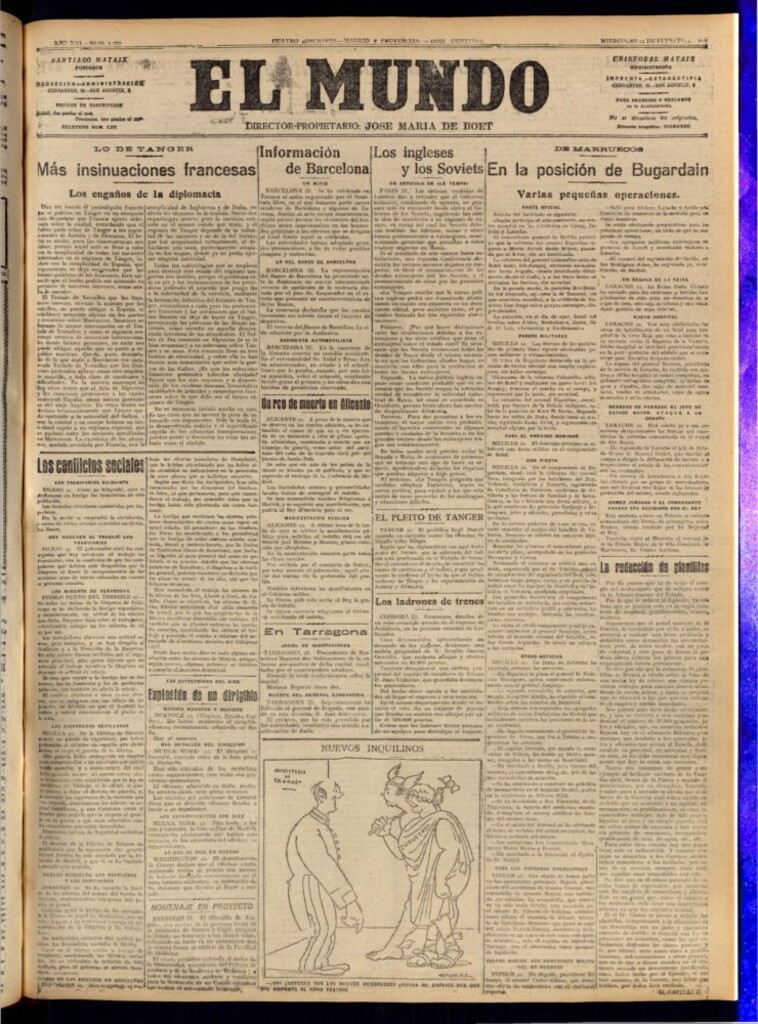 Miniatura de El Mundo del 22 de febrero de 1922 (edición de provincias)