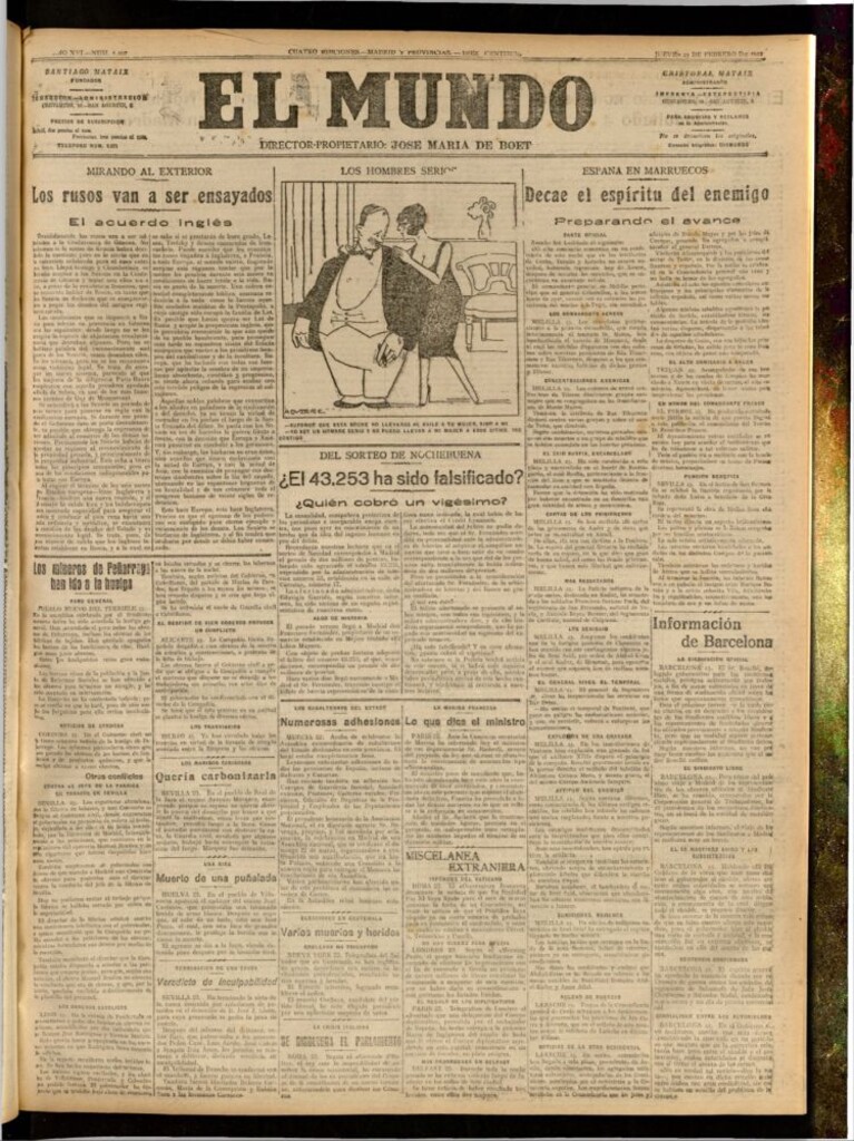 Miniatura de El Mundo del 23 de febrero de 1922