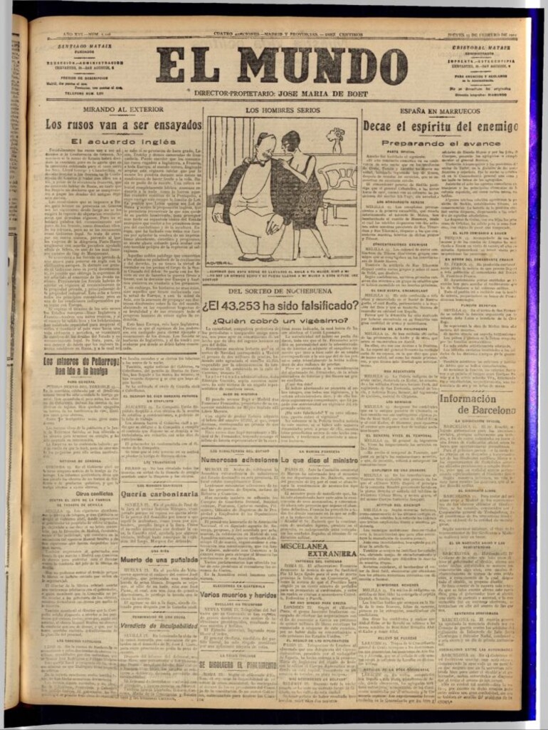 Miniatura de El Mundo del 23 de febrero de 1922 (edición de provincias)