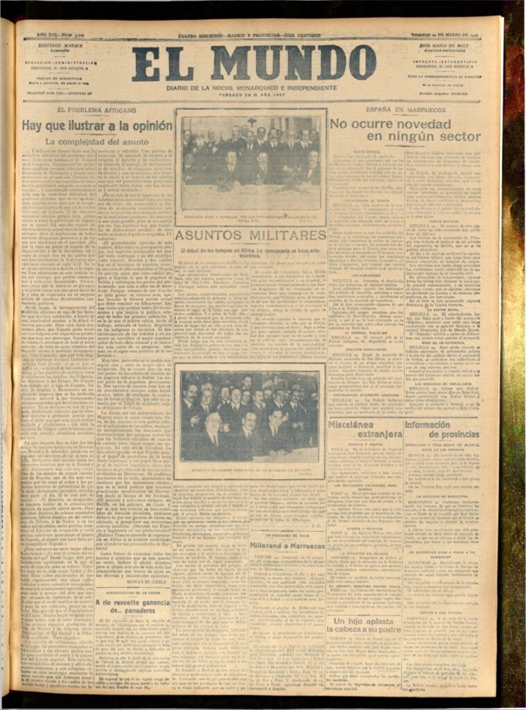 Miniatura de El Mundo del 24 de marzo de 1922