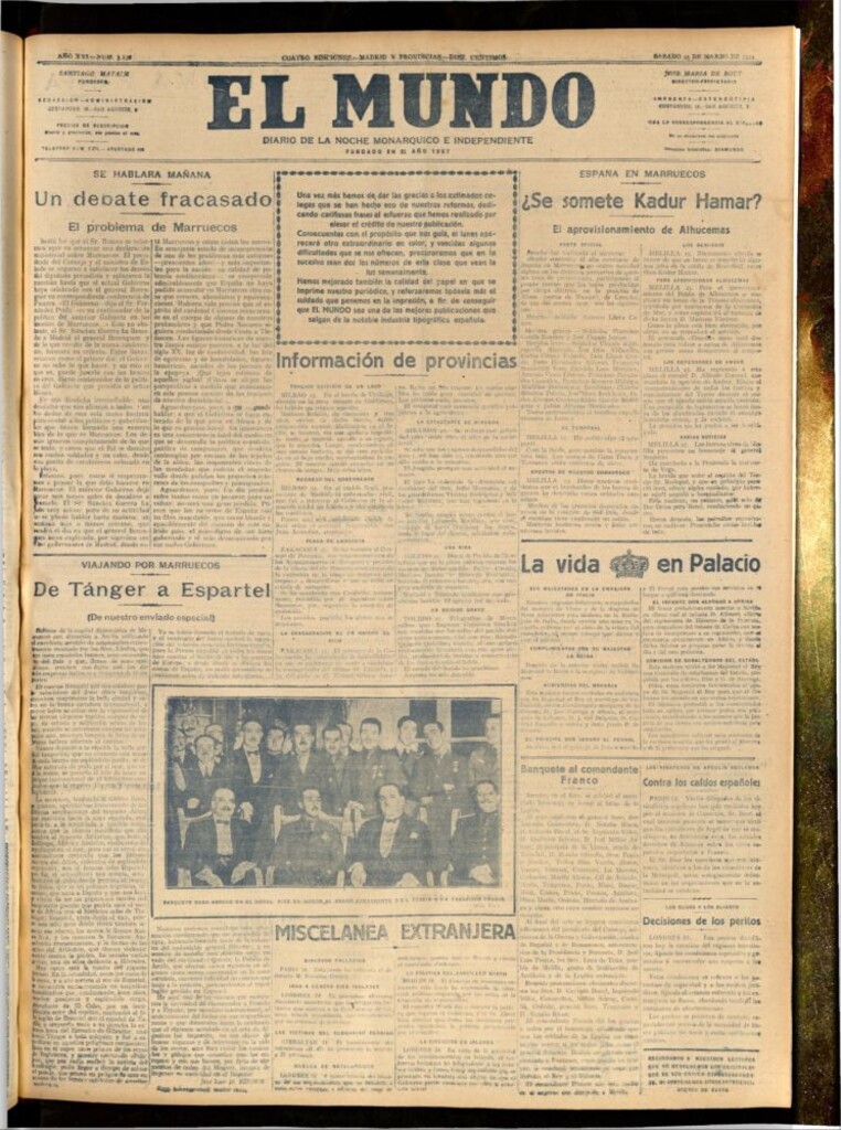 Miniatura de El Mundo del 25 de marzo de 1922