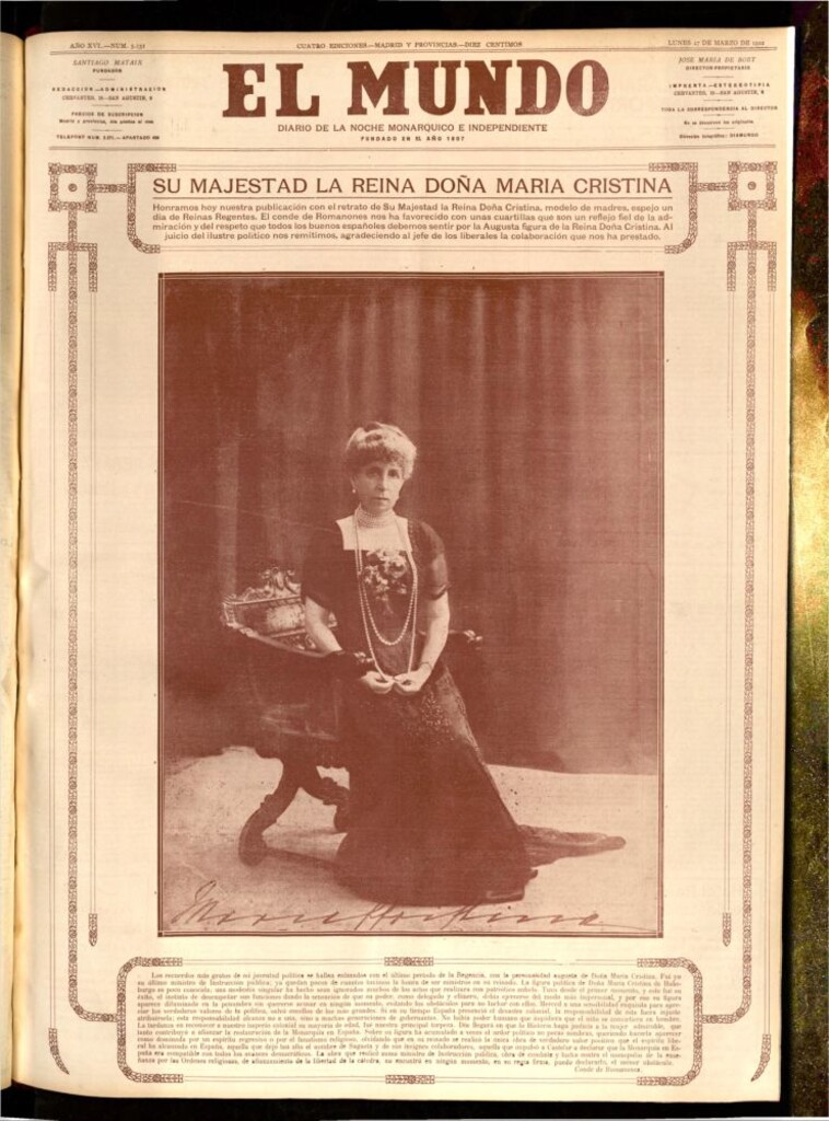 Miniatura de El Mundo del 27 de marzo de 1922