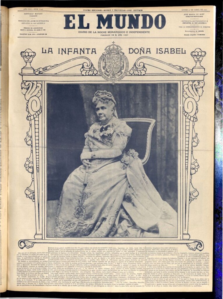 Miniatura de El Mundo del 10 de abril de 1922
