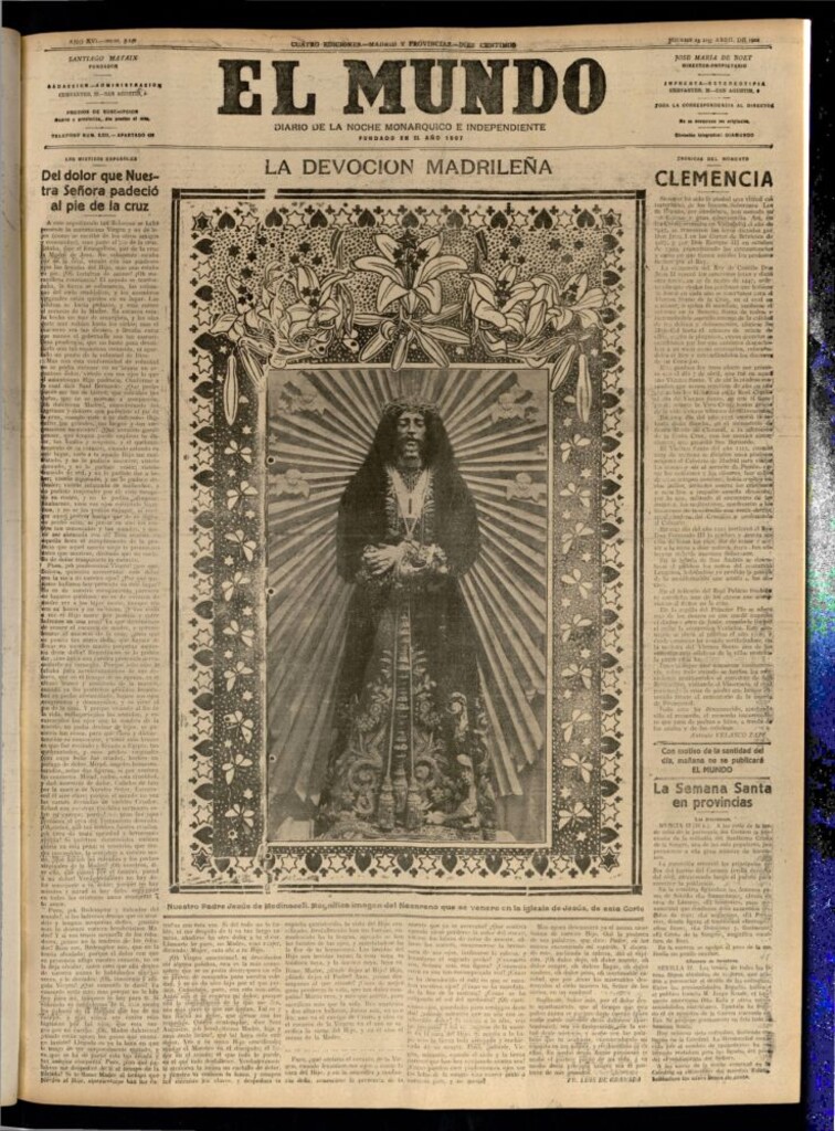 Miniatura de El Mundo del 13 de abril de 1922