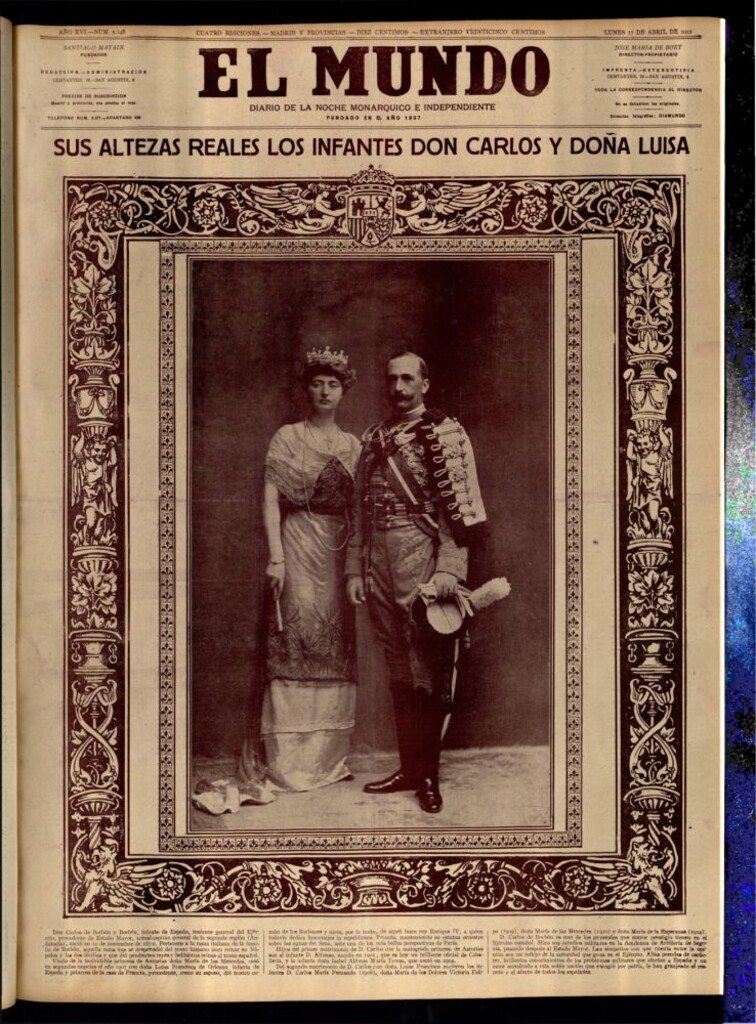 Miniatura de El Mundo del 17 de abril de 1922