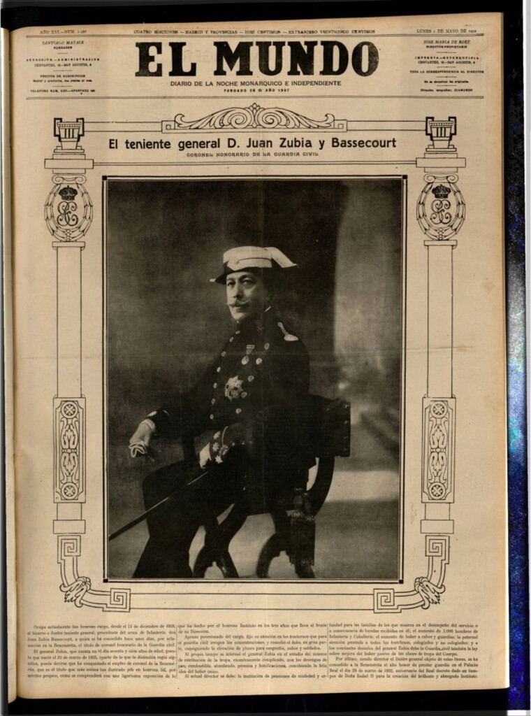 Miniatura de El Mundo del 1 de mayo de 1922