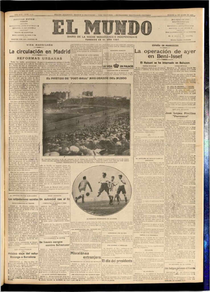 Miniatura de El Mundo del 11 de mayo de 1922