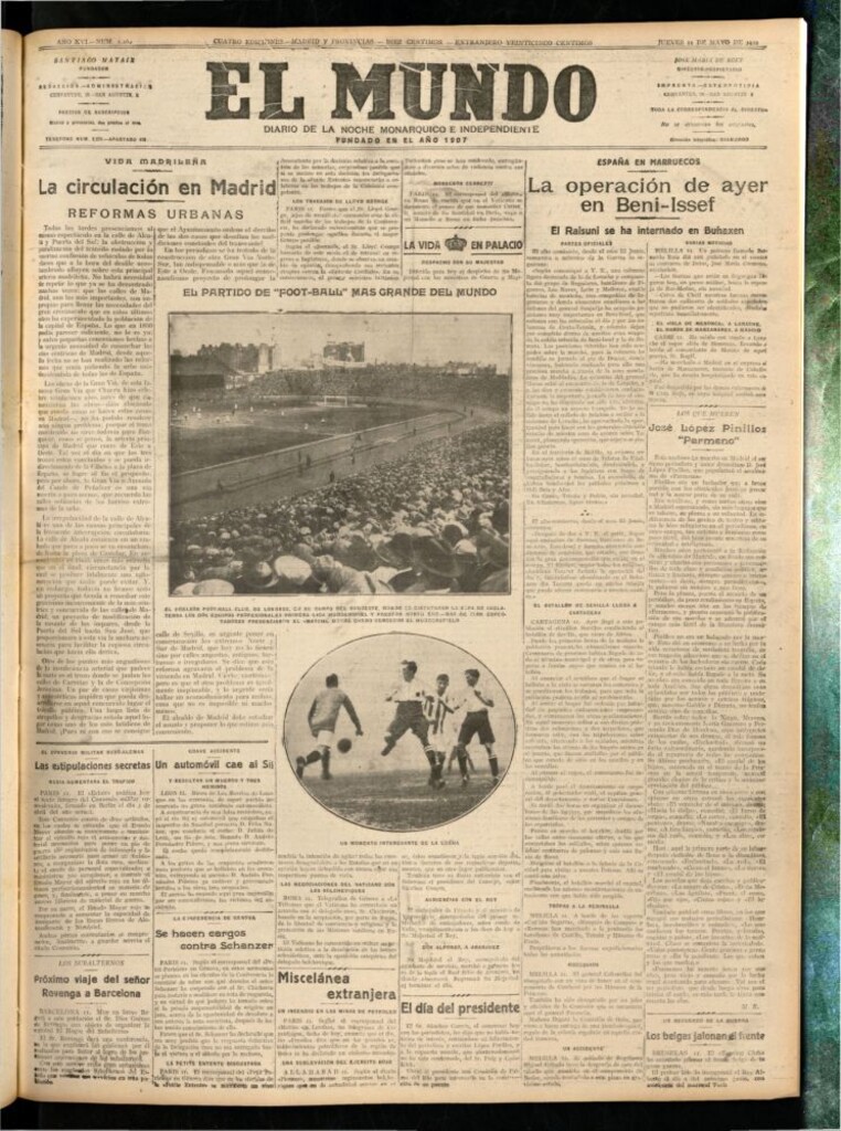 Miniatura de El Mundo del 11 de mayo de 1922 (edición de provincias)
