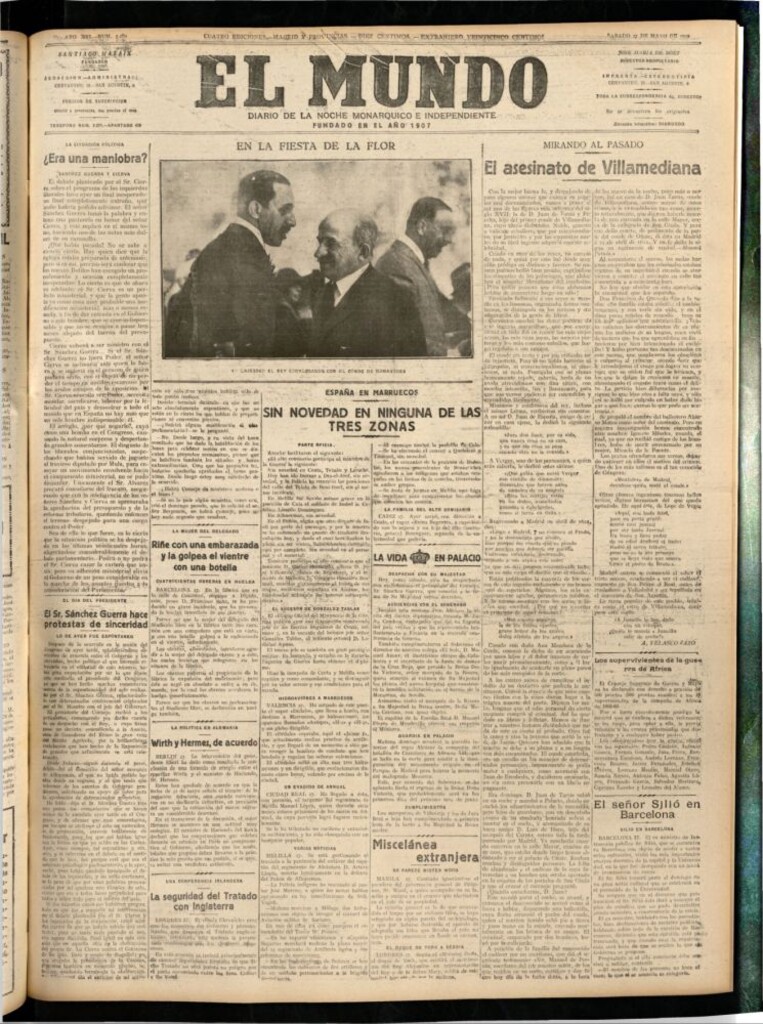 Miniatura de El Mundo del 27 de mayo de 1922 (edición de provincias)