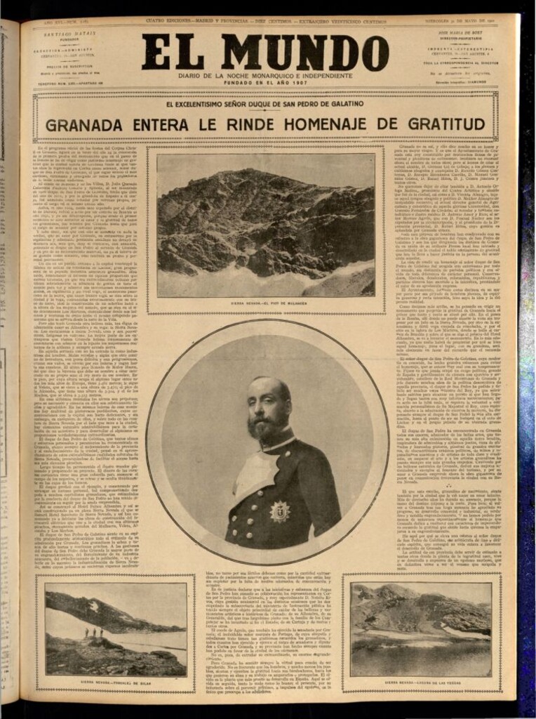 Miniatura de El Mundo del 31 de mayo de 1922