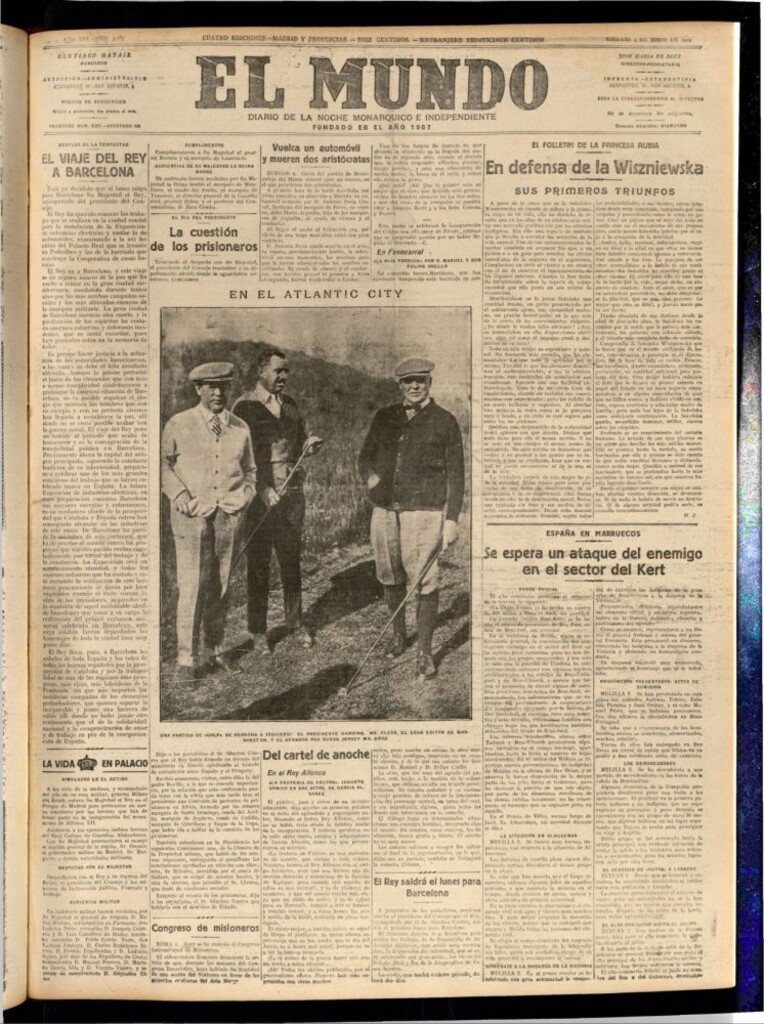 Miniatura de El Mundo del 2 de junio de 1922
