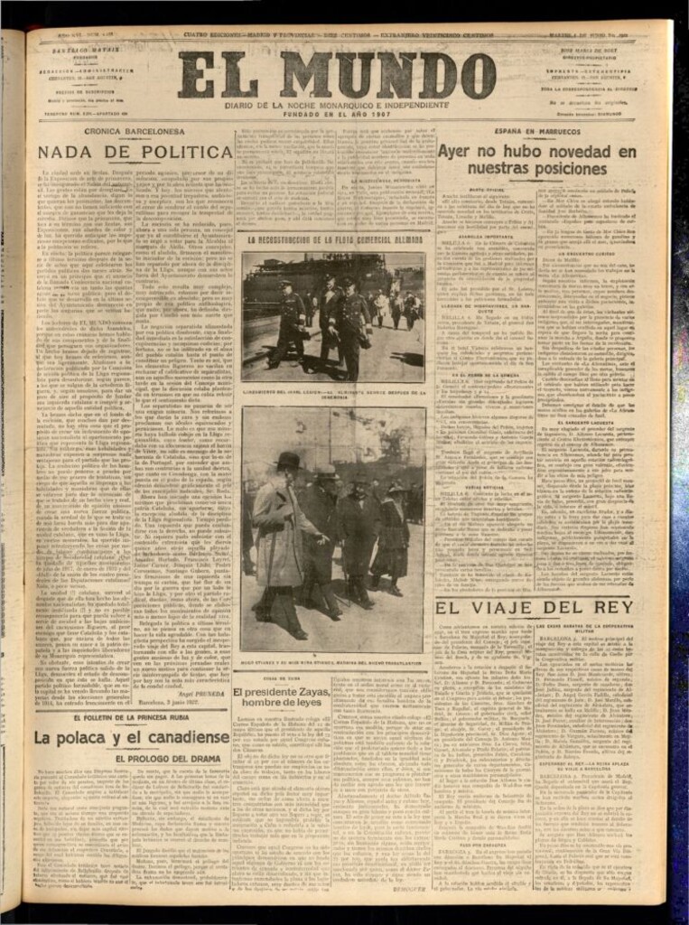 Miniatura de El Mundo del 6 de junio de 1922