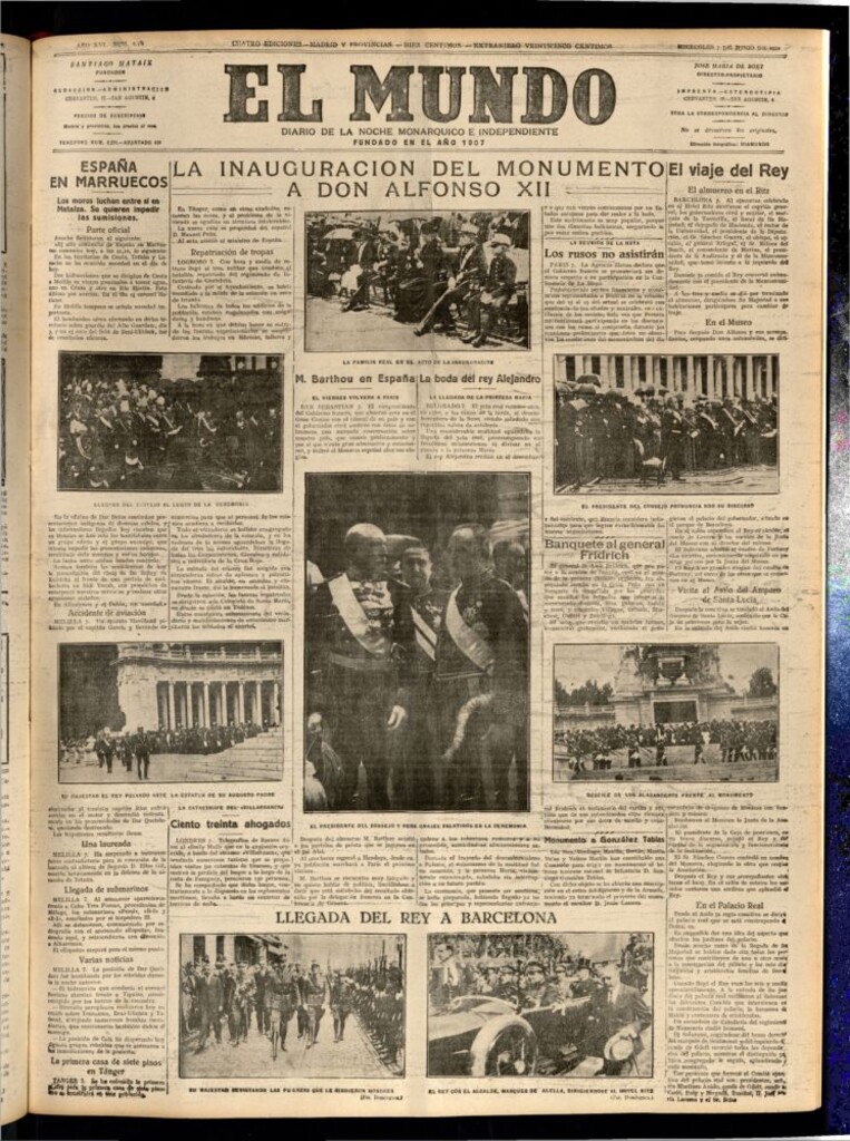 Miniatura de El Mundo del 7 de junio de 1922