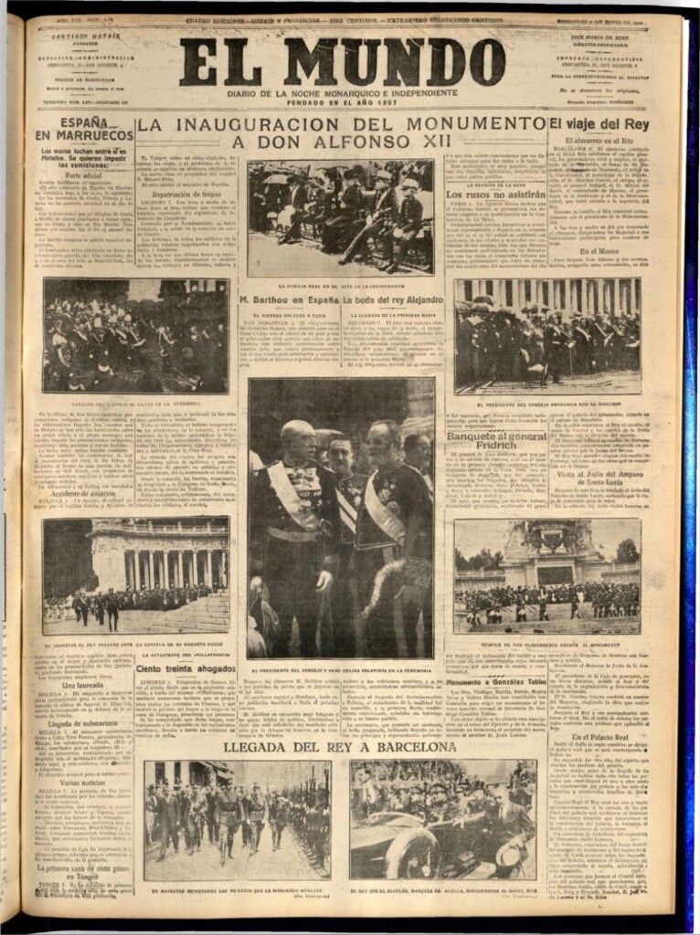 Miniatura de El Mundo del 7 de junio de 1922 (edición de provincias)