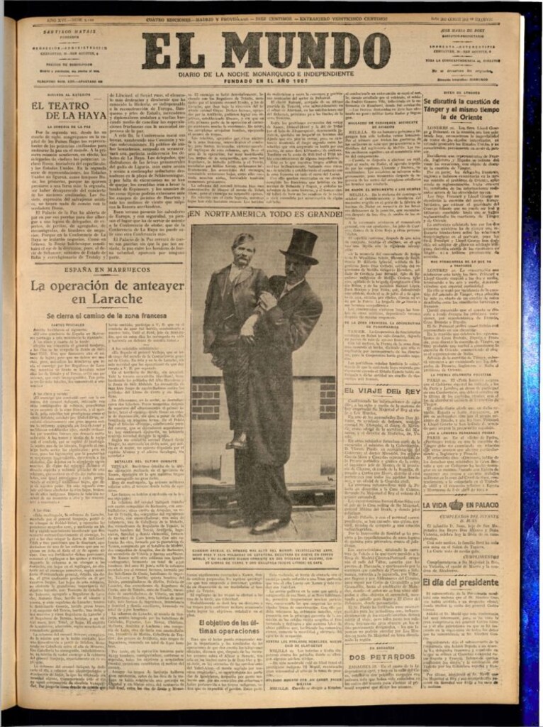 Miniatura de El Mundo del 20 de junio de 1922 (edición de provincias)