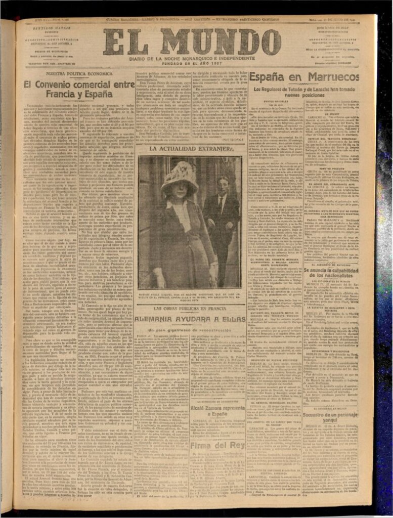 Miniatura de El Mundo del 27 de junio de 1922