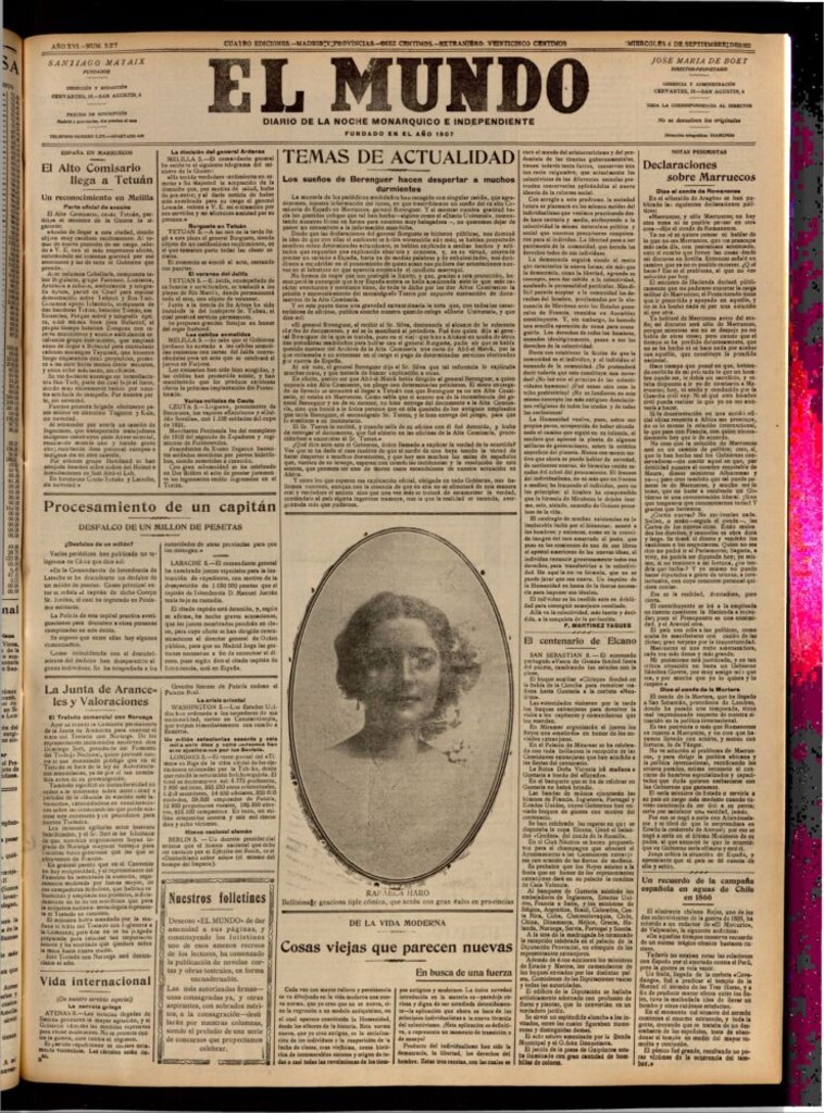 Miniatura de El Mundo del 6 de septiembre de 1922