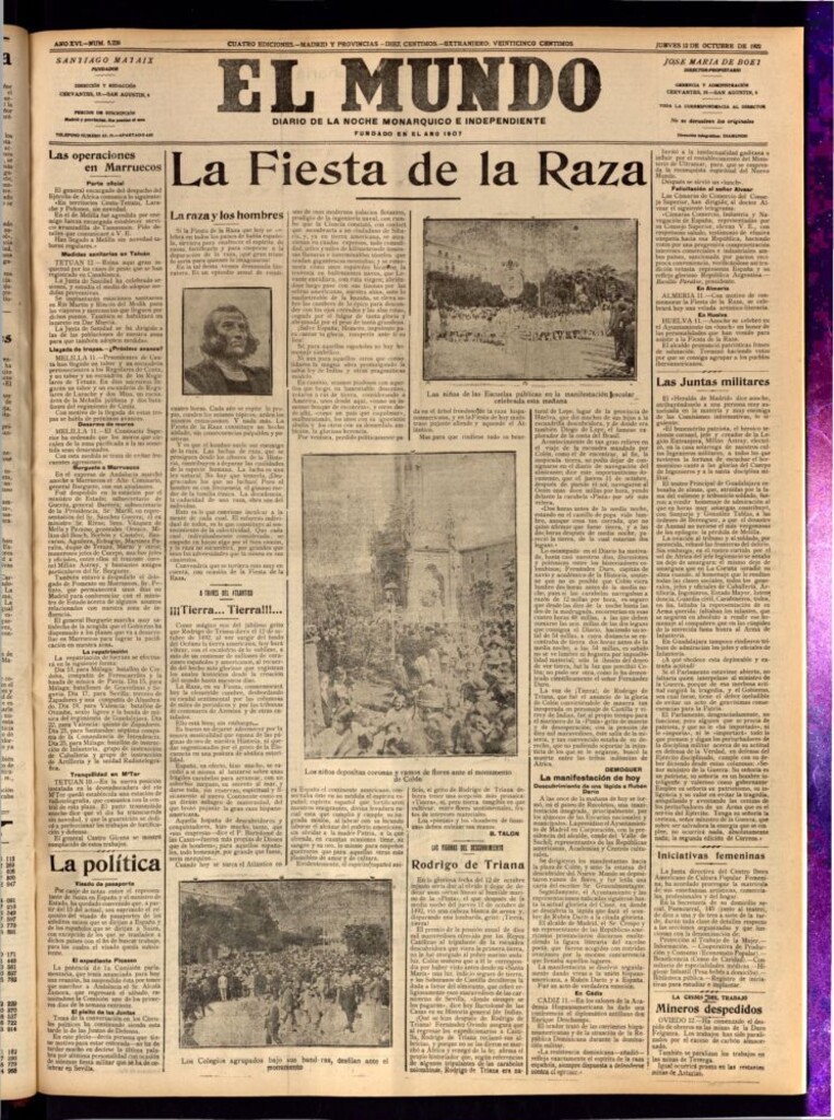 Miniatura de El Mundo del 12 de octubre de 1922