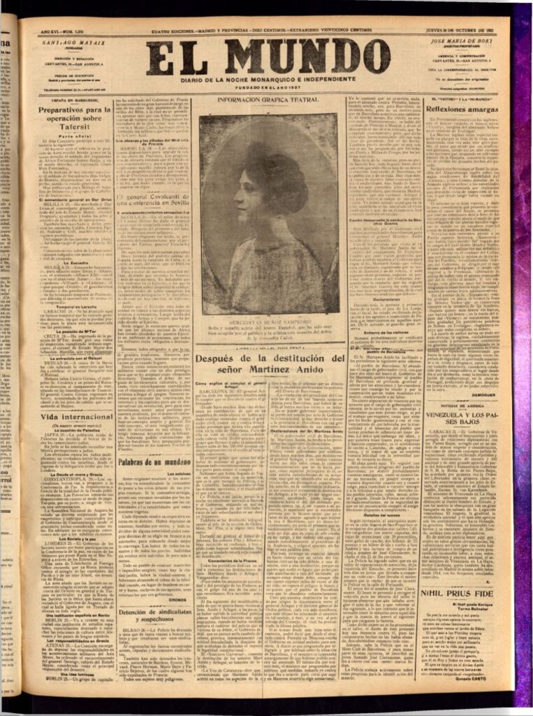 Miniatura de El Mundo del 26 de octubre de 1922