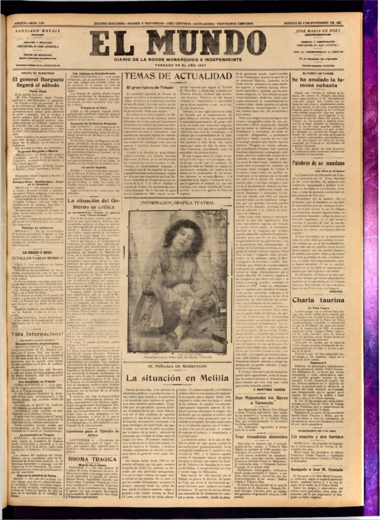 Miniatura de El Mundo del 8 de noviembre de 1922