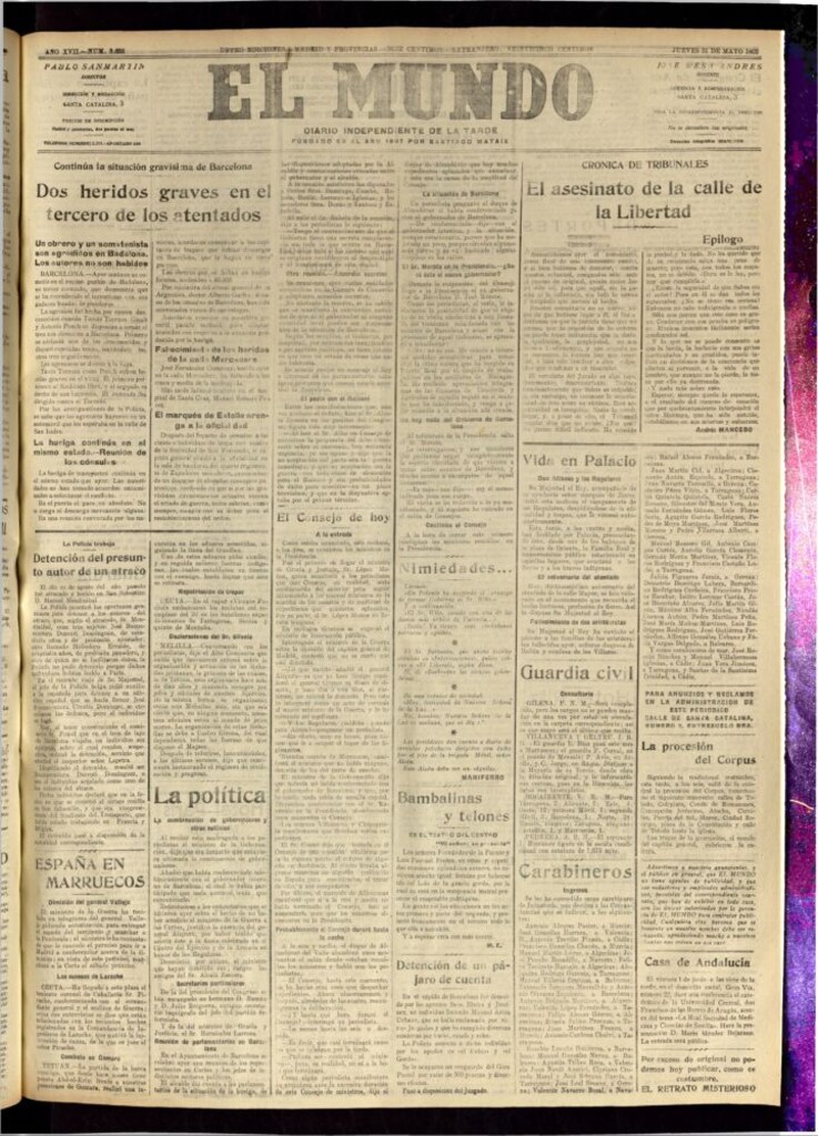 Miniatura de El Mundo del 31 de mayo de 1923