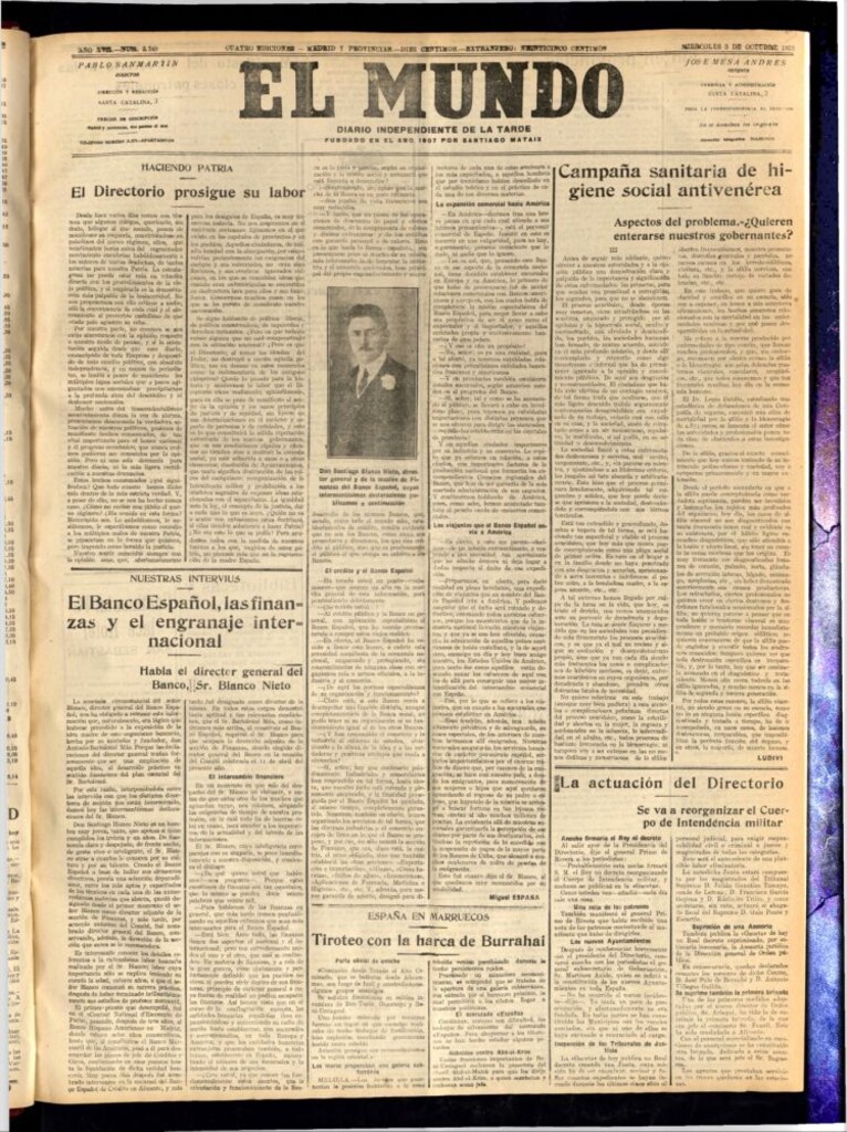 Miniatura de El Mundo del 3 de octubre de 1923