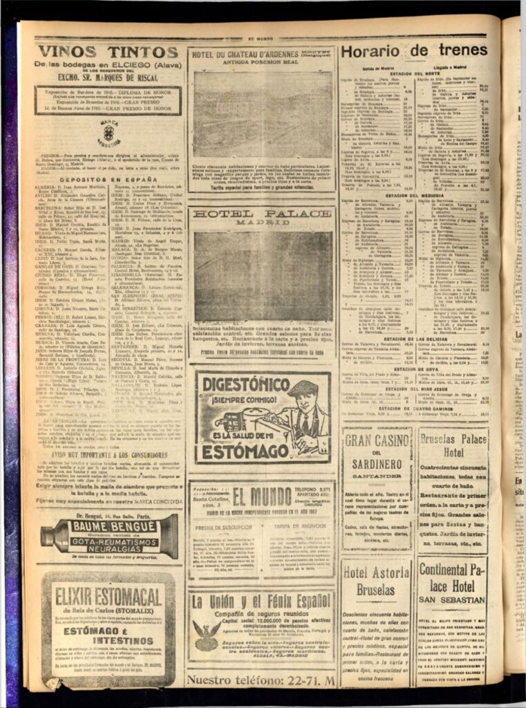 Miniatura de El Mundo del 3 de noviembre de 1923