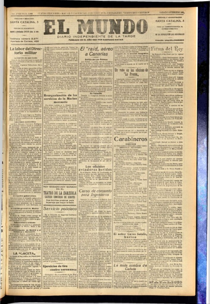 Miniatura de El Mundo del 2 de febrero de 1924
