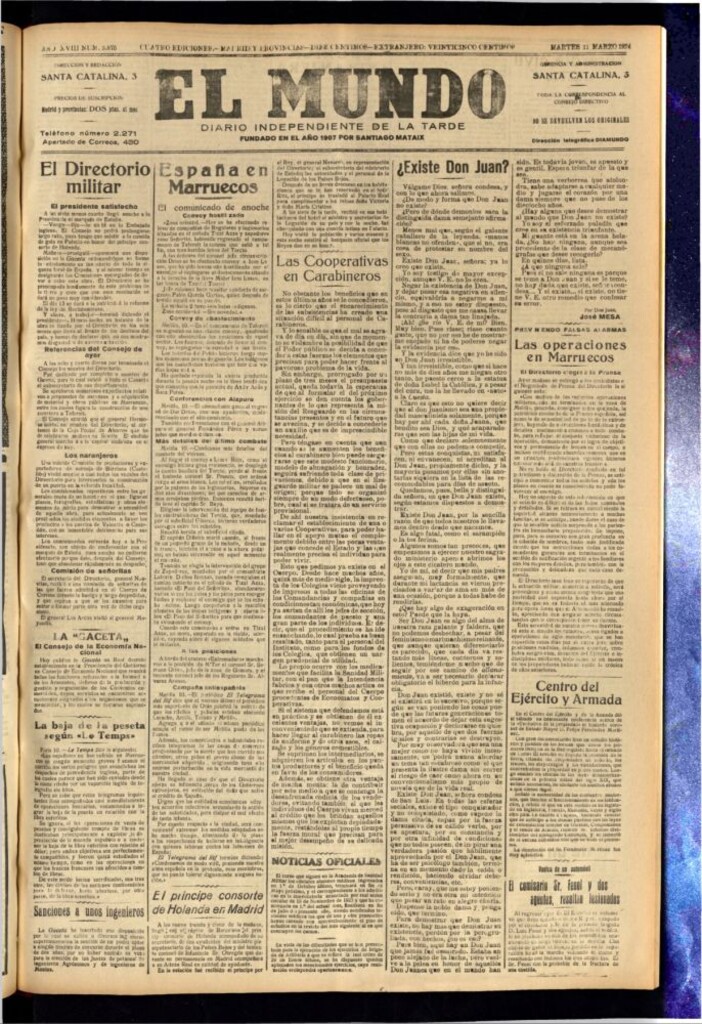 Miniatura de El Mundo del 11 de marzo de 1924