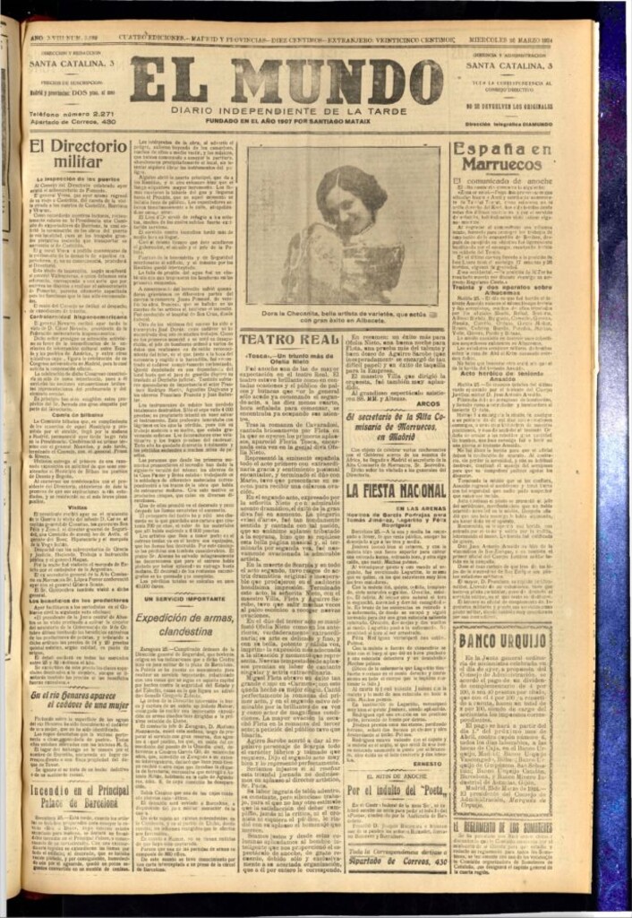 Miniatura de El Mundo del 26 de marzo de 1924