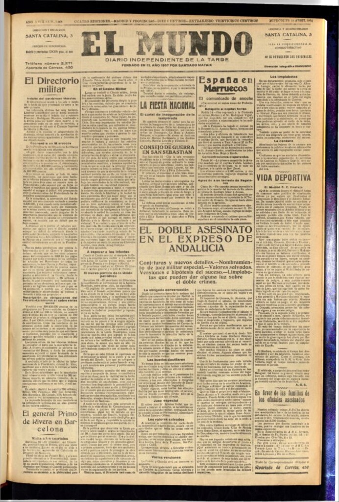 Miniatura de El Mundo del 16 de abril de 1924