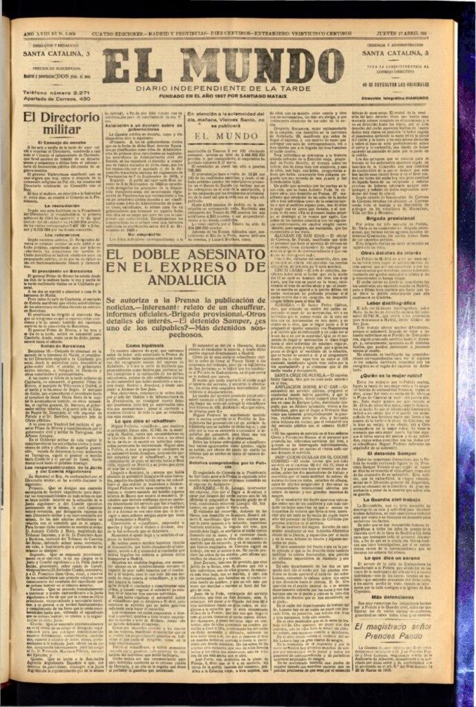 Miniatura de El Mundo del 17 de abril de 1924