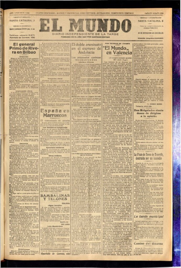 Miniatura de El Mundo del 3 de mayo de 1924
