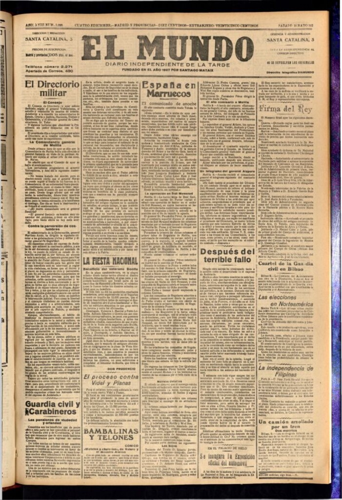 Miniatura de El Mundo del 10 de mayo de 1924