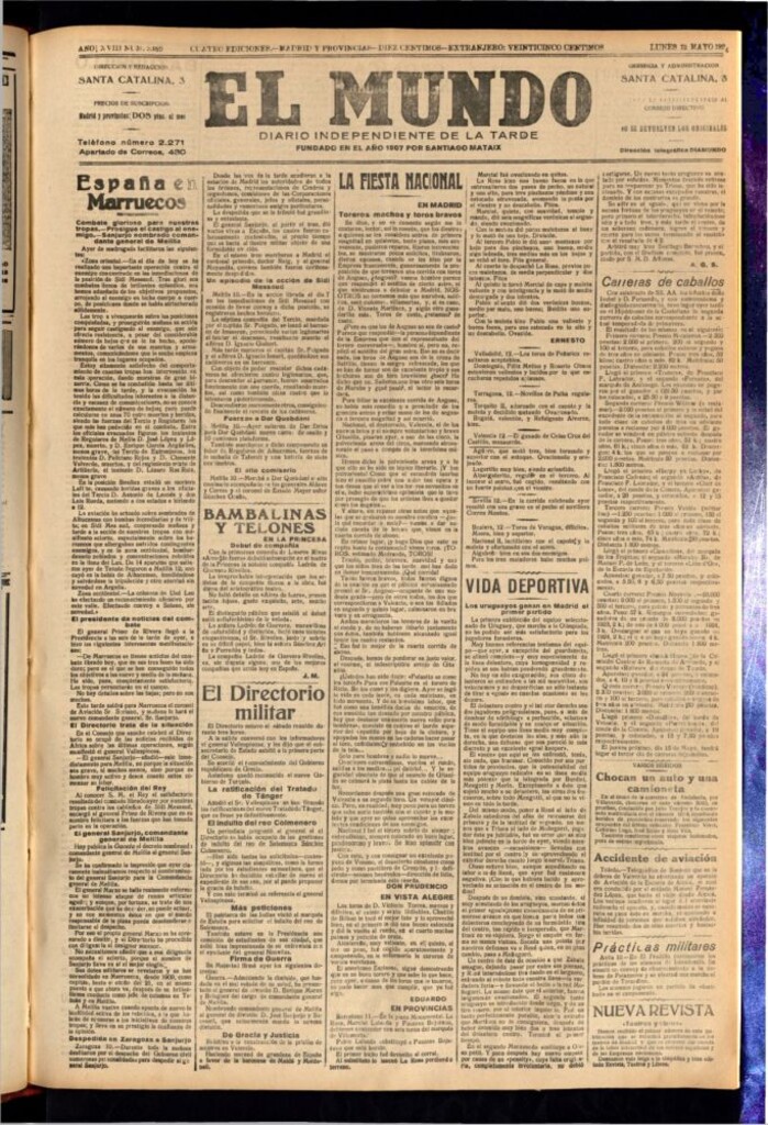 Miniatura de El Mundo del 12 de mayo de 1924