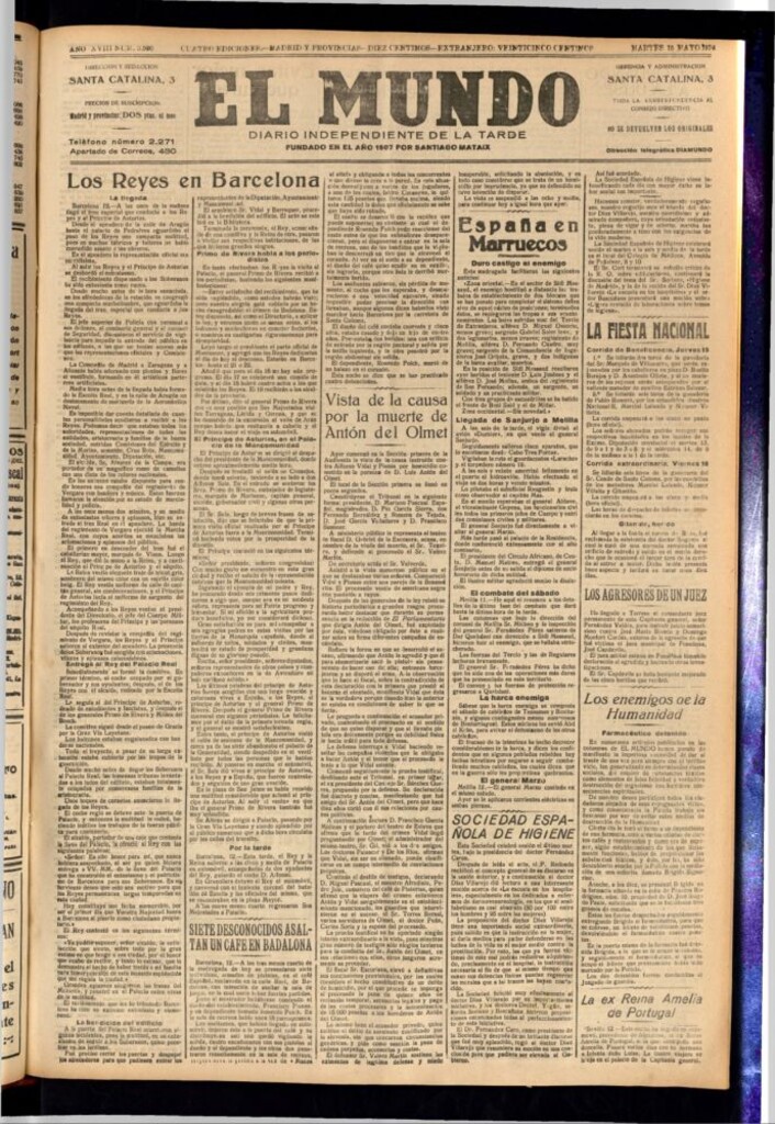 Miniatura de El Mundo del 13 de mayo de 1924
