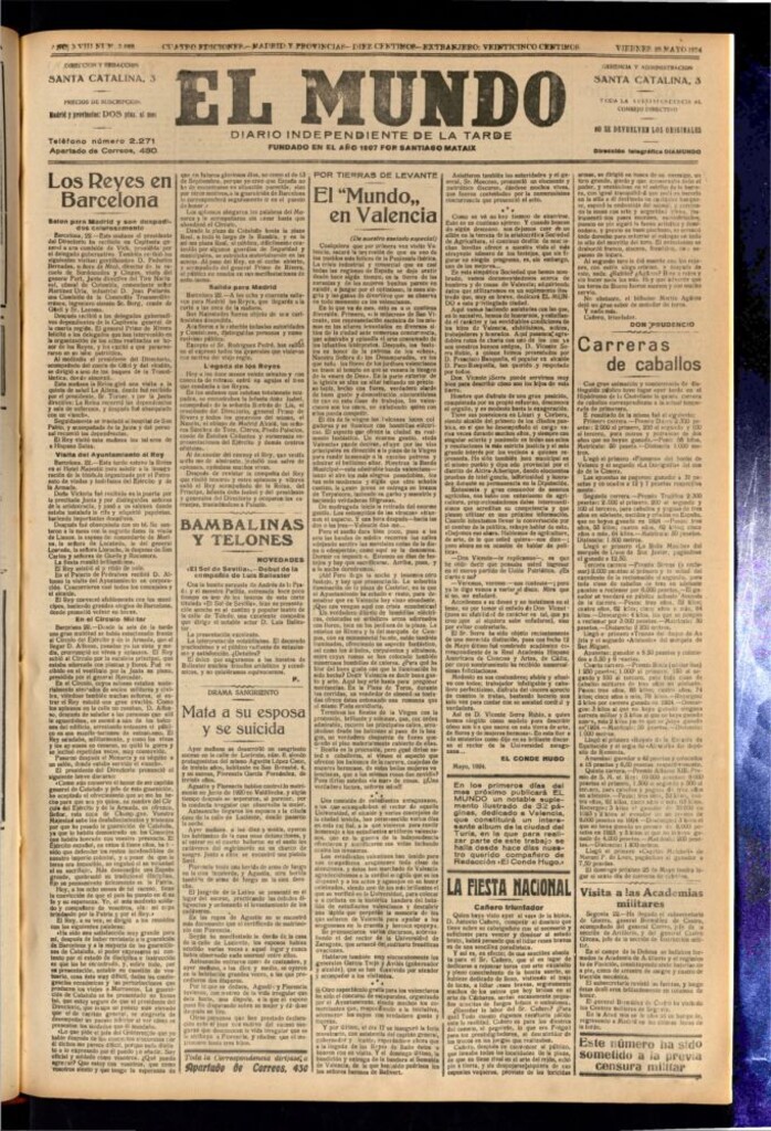 Miniatura de El Mundo del 23 de mayo de 1924