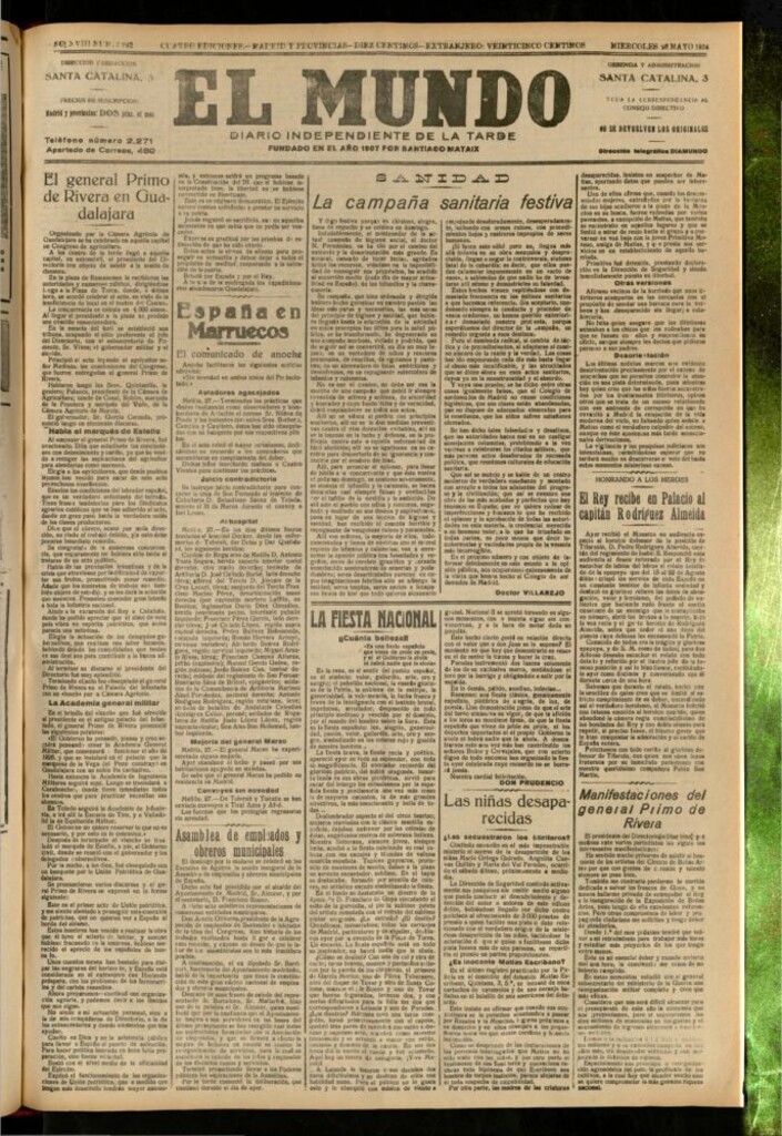Miniatura de El Mundo del 28 de mayo de 1924