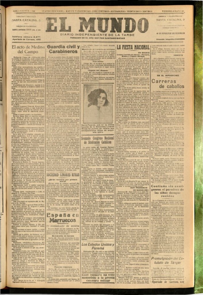 Miniatura de El Mundo del 30 de mayo de 1924