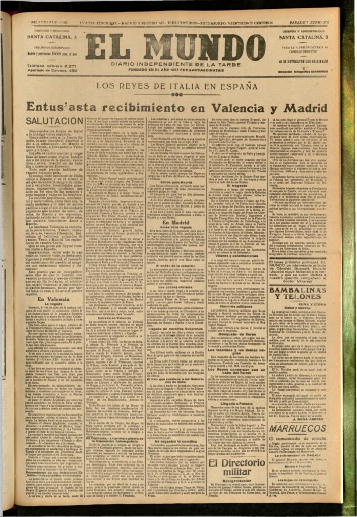 Miniatura de El Mundo del 7 de junio de 1924