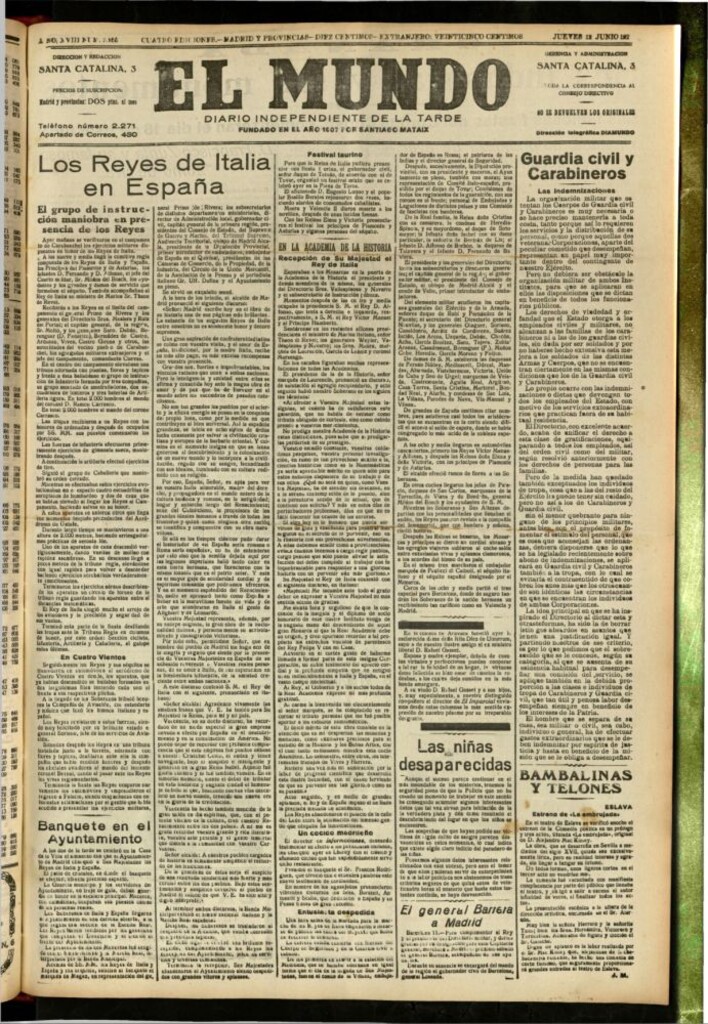 Miniatura de El Mundo del 12 de junio de 1924