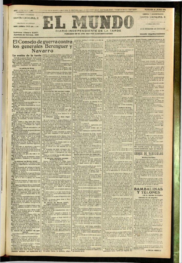 Miniatura de El Mundo del 20 de junio de 1924