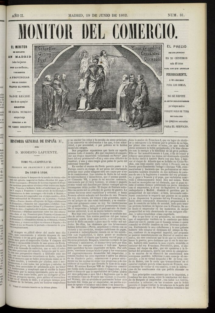 Miniatura de Monitor del Comercio del 19 de junio de 1862, nº 31